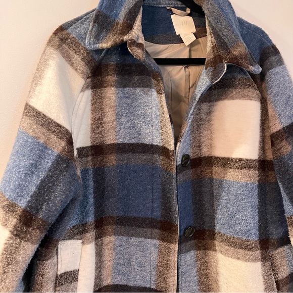 H&M Oversized Wool Blend Jacket - Size S - Picture 4 of 7